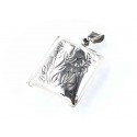 Dije de plata relicario 24mm