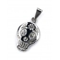 Dije de Acero calavera katrina 26mm 