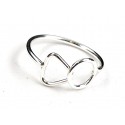 Anillo forma geométricas 