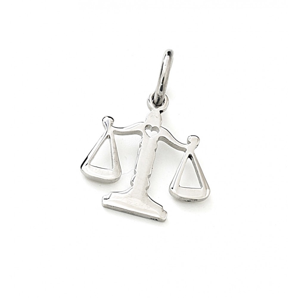 Dije de Acero simbolo de la justicia 20mm