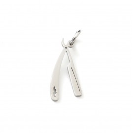 Dije de Acero tijera barbero 30mm