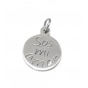 Dije de Acero medalla sos mi amor" 20mm "