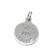 Dije de Acero medalla "sos mi amor" 20mm 