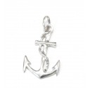 Dije de plata ancla 38mm