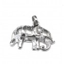 Dije de Plata elefante labrado 