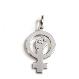 Dije de acero femenina