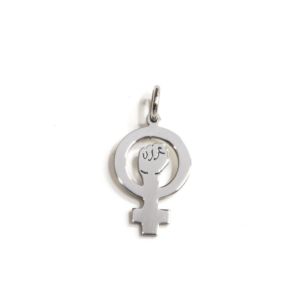 Dije de acero femenina