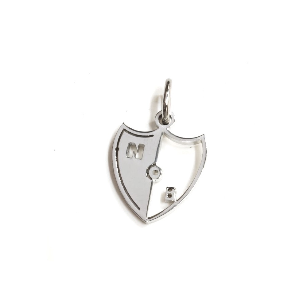 Dije de Acero escudo de Newell´s calado 20mm