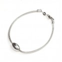 Pulsera tejida con bola