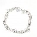Pulsera de Plata eslabonada 19cm