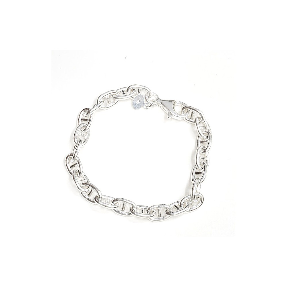 Pulsera de Plata eslabonada 19cm