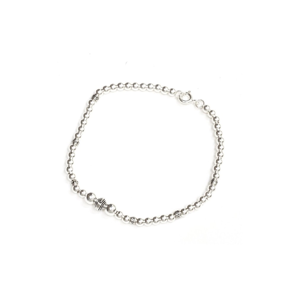 PULSERAS bidu con bolitas 3mm 5mm y donas