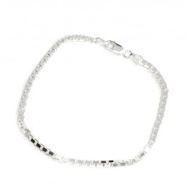Pulsera de Plata veneciana 2mm 19cm