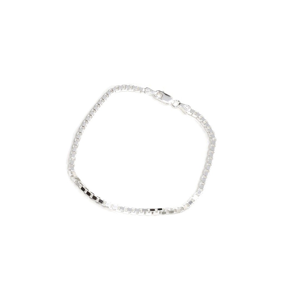 Pulsera de Plata veneciana 2mm 19cm
