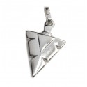 Dije de plata punta de lanza
