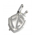 Dije de plata escudo FE calado