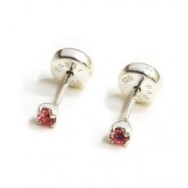 Aros Abridores cubic rosa 2mm 