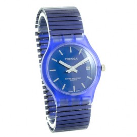 Reloj tressa extensible azul 36mm 