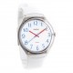 Reloj tressa sumergible blanco con azul 40mm