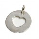 Dije de plata corazon calado 22mm 20mm