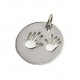 Dije de plata manos caladas 22mm 20mm