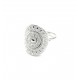 Anillo de Plata con circulo labrado