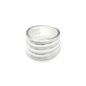 Anillo de Plata cinta 3 rayas lisas