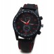 Reloj modelo senna centro negro y rojo 45mm