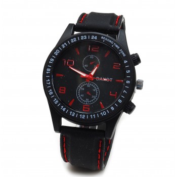 Reloj modelo senna centro negro y rojo 45mm