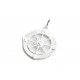 Dije de Plata puntos cardinales 25mm