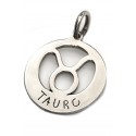 Dije de acero signo tauro 26mm