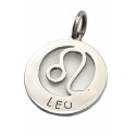 Dije de acero signo leo 26mm