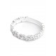Anillo de Plata cinta hojitas 