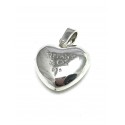 Dije corazón macizo Tiffany 25mm