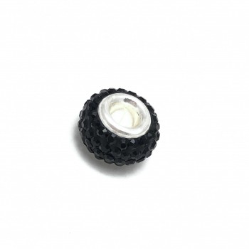 Dije dona con poxi negro 8mm